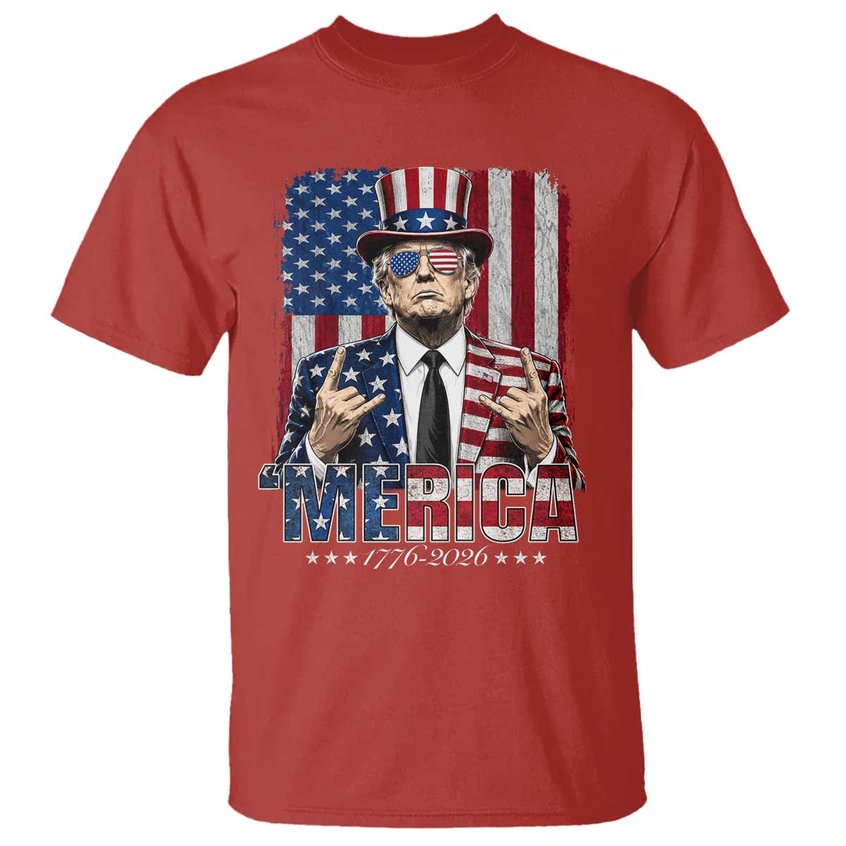 The Nations Leader US 250th Anniversary T Shirt Funny 4th of July 1776 2026