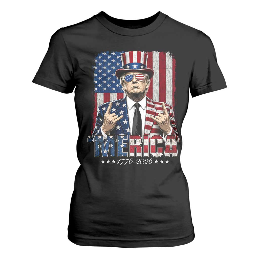 The Nations Leader US 250th Anniversary T Shirt For Women Funny 4th of July 1776 2026