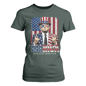 The Nations Leader US 250th Anniversary T Shirt For Women Funny 4th of July 1776 2026