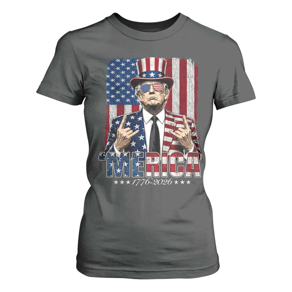The Nations Leader US 250th Anniversary T Shirt For Women Funny 4th of July 1776 2026