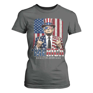 The Nations Leader US 250th Anniversary T Shirt For Women Funny 4th of July 1776 2026