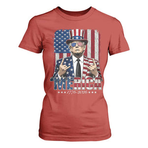 The Nations Leader US 250th Anniversary T Shirt For Women Funny 4th of July 1776 2026