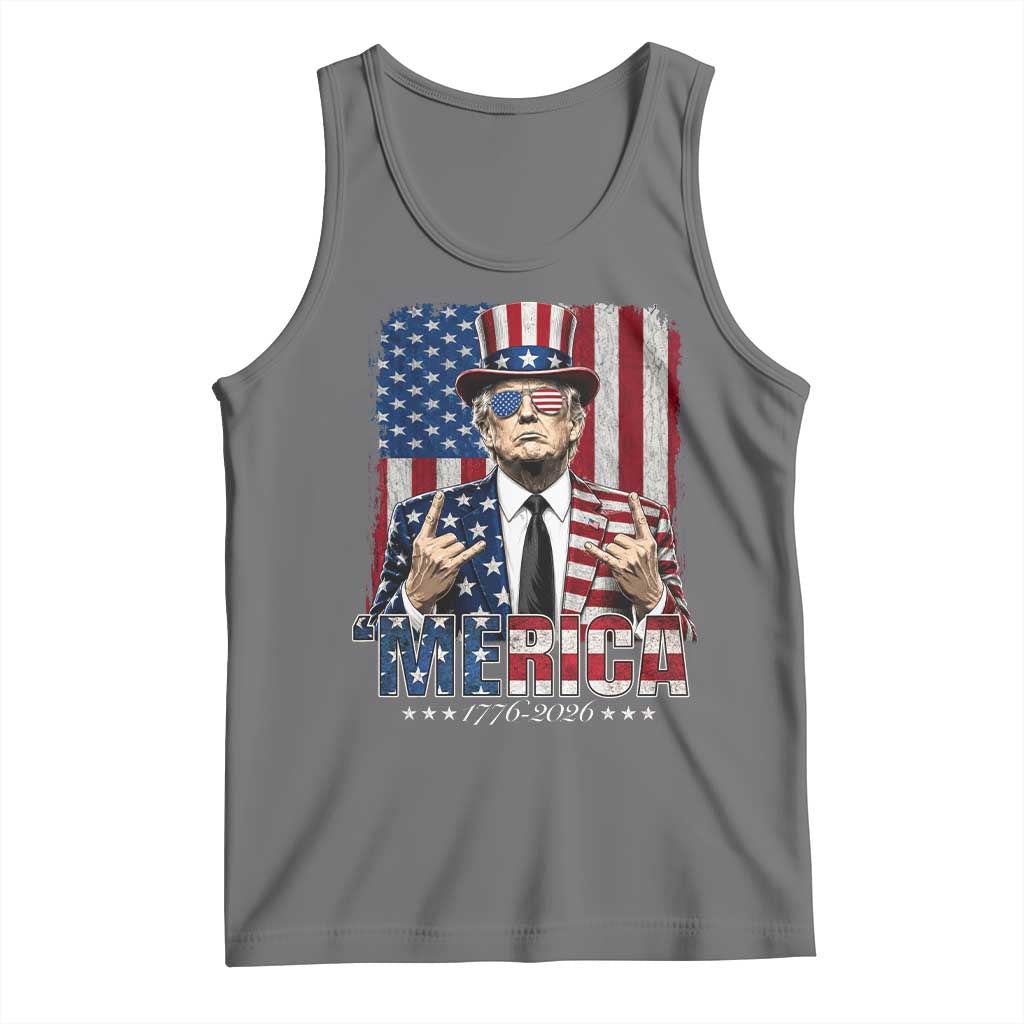 The Nations Leader US 250th Anniversary Tank Top Funny 4th of July 1776 2026