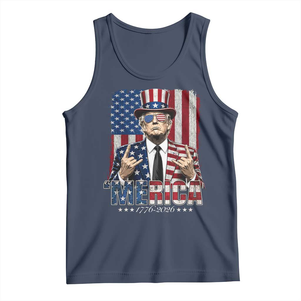 The Nations Leader US 250th Anniversary Tank Top Funny 4th of July 1776 2026