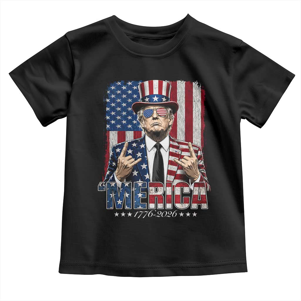 The Nations Leader US 250th Anniversary Toddler T Shirt Funny 4th of July 1776 2026