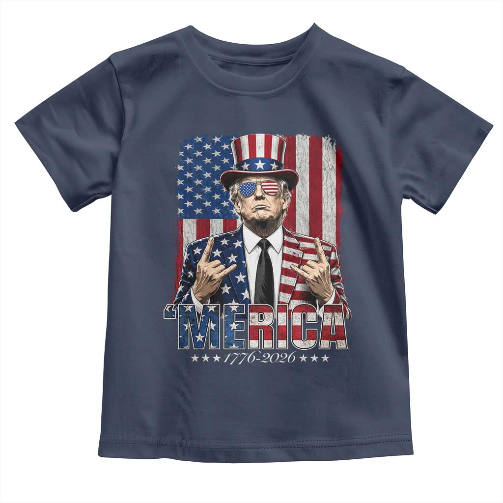 The Nations Leader US 250th Anniversary Toddler T Shirt Funny 4th of July 1776 2026