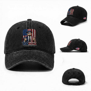 The Nations Leader US 250th Anniversary Washed Cotton Baseball Cap Funny 4th of July 1776 2026