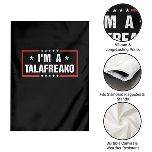 I Am A Talafreako James Talarico Garden Flag US Senate Texas Election