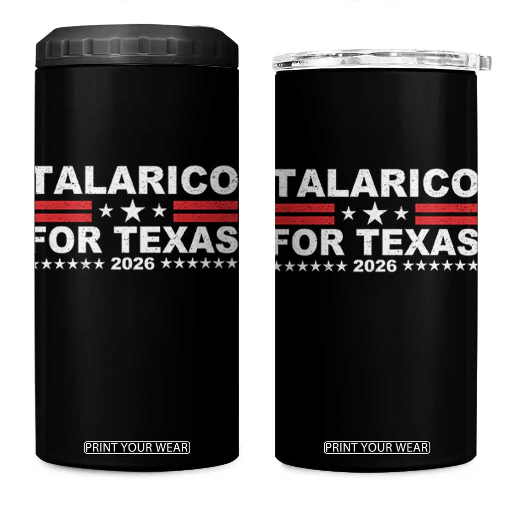Talarico For Texas US Senate 2026 4 in 1 Can Cooler Tumbler James Talarico Support