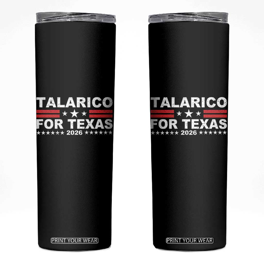 Talarico For Texas US Senate 2026 Skinny Tumbler James Talarico Support