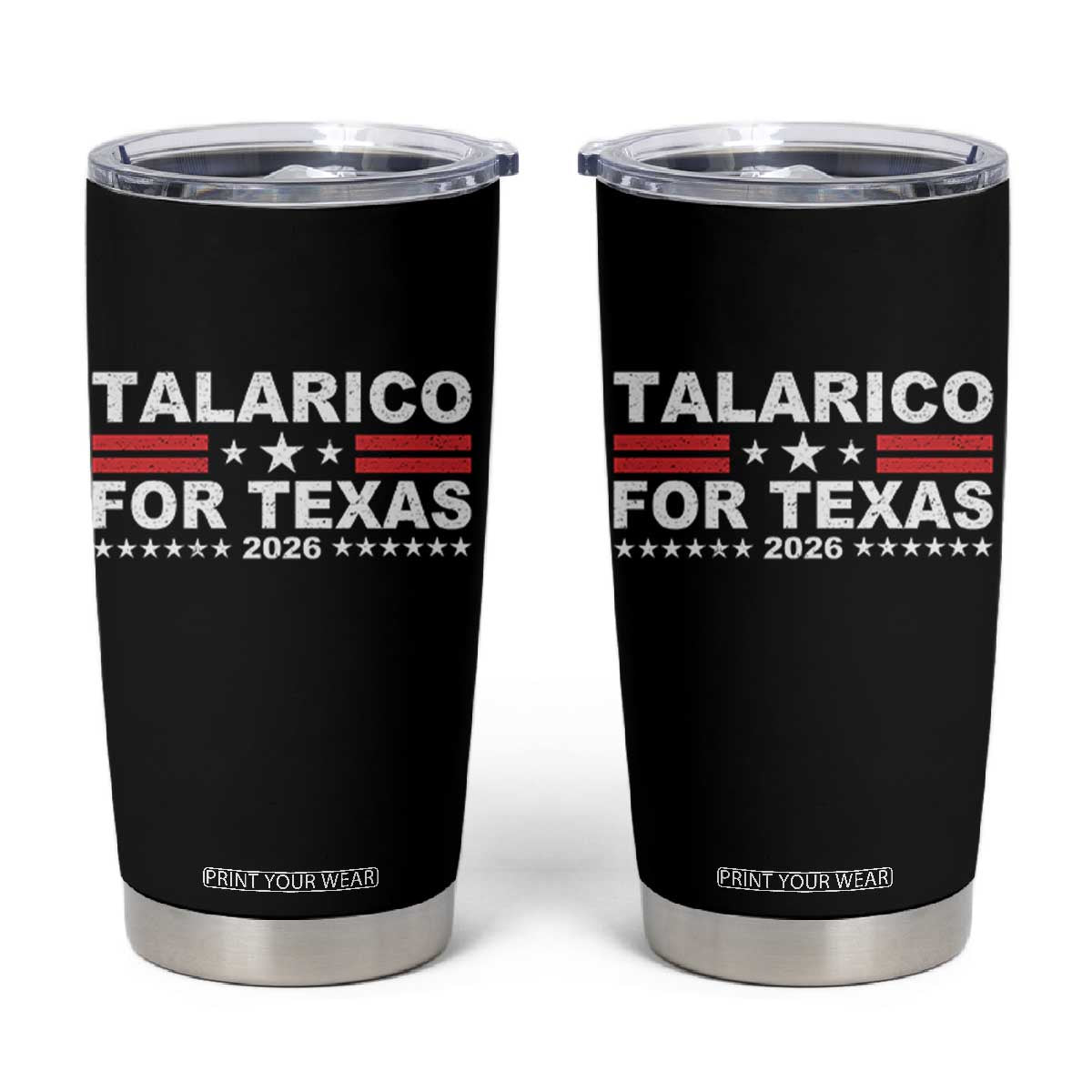 Talarico For Texas US Senate 2026 Tumbler Cup James Talarico Support TS11 Black Print Your Wear