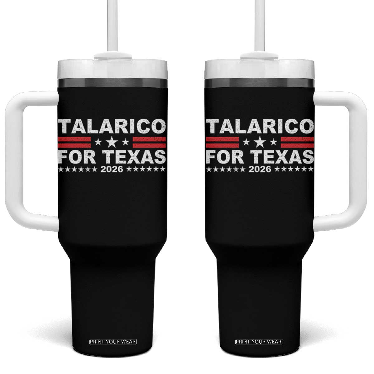 Talarico For Texas US Senate 2026 Tumbler With Handle James Talarico Support