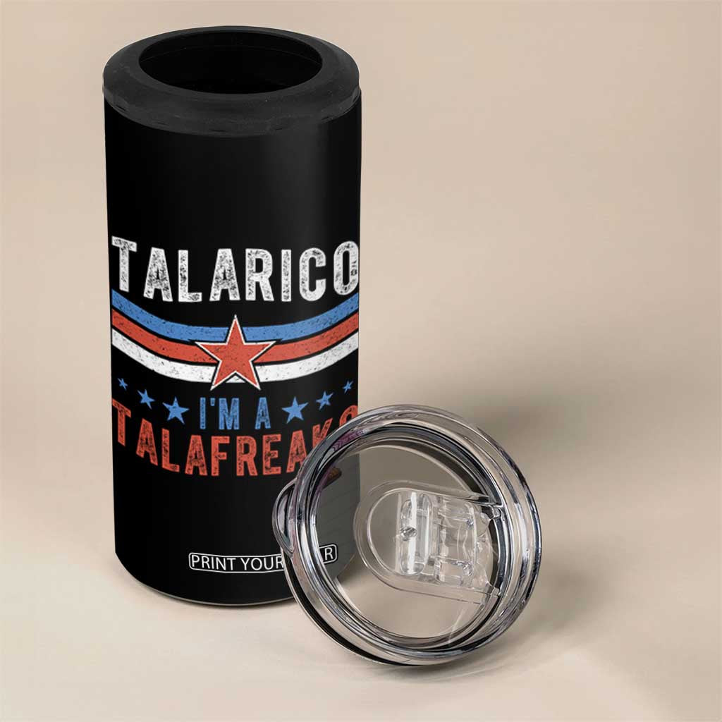 I Am A Talafreako James Talarico 4 in 1 Can Cooler Tumbler US Senate Texas