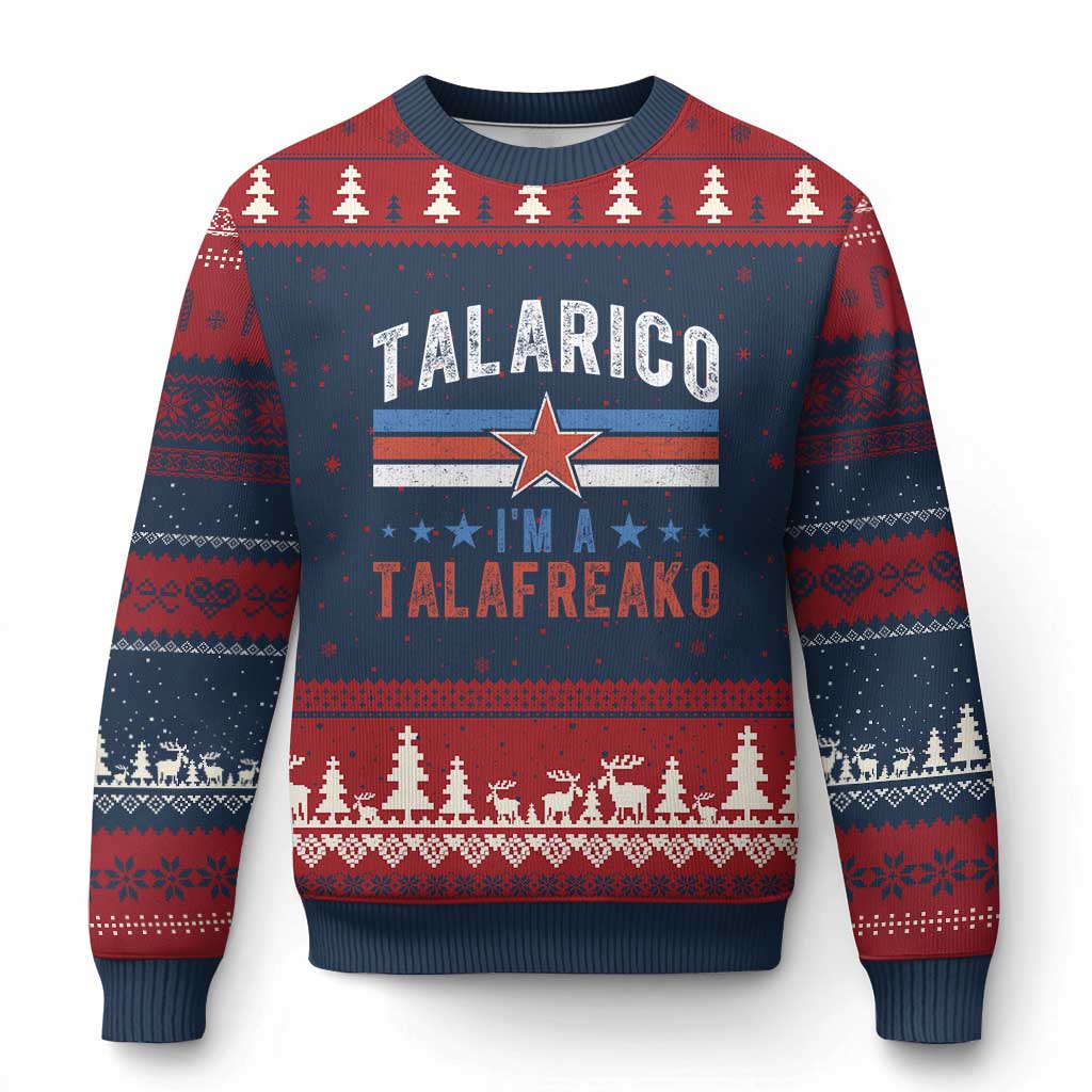 I Am A Talafreako James Talarico Ugly Christmas Sweater US Senate Texas