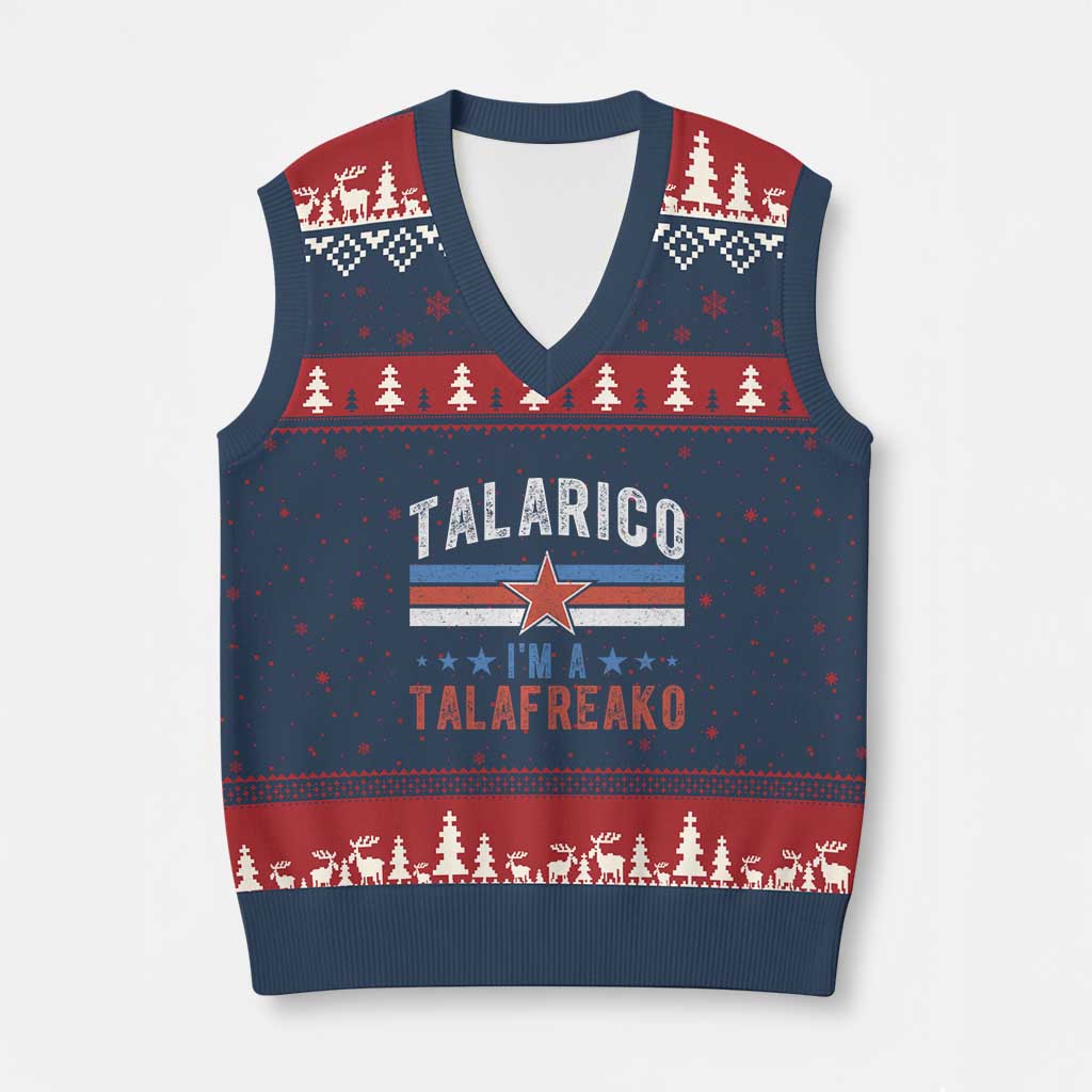 I Am A Talafreako James Talarico V-Neck Knit Sweater Vest US Senate Texas