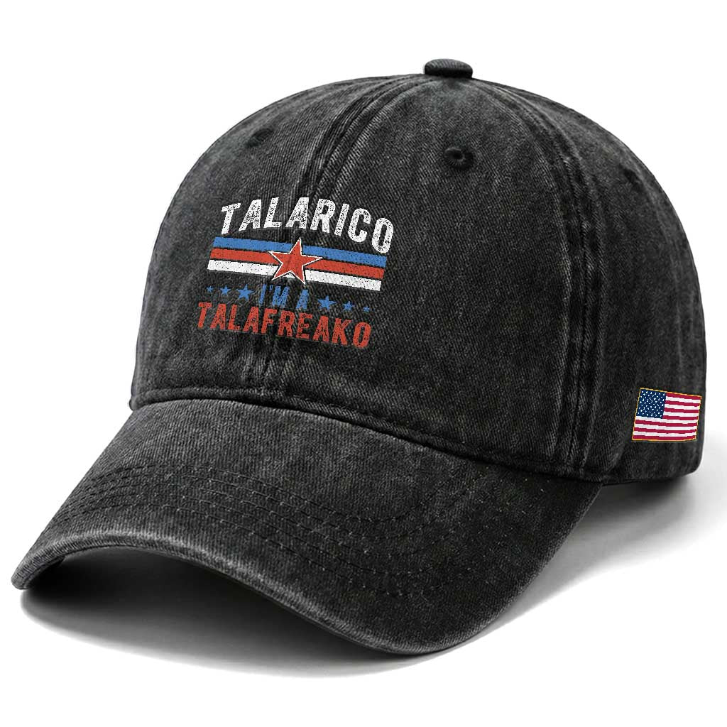 I Am A Talafreako James Talarico Washed Cotton Baseball Cap US Senate Texas