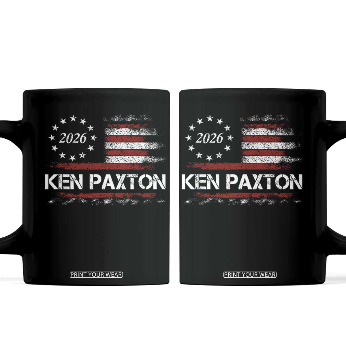 Ken Paxton for Texas Senate Coffee Mug US Senator Campaign Vintage American Flag