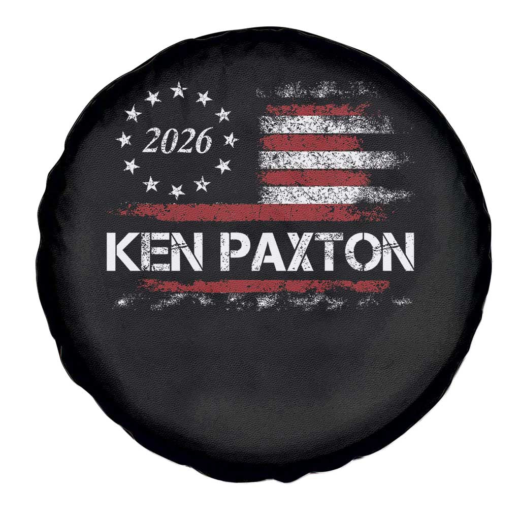 Ken Paxton for Texas Senate Spare Tire Cover US Senator Campaign Vintage American Flag