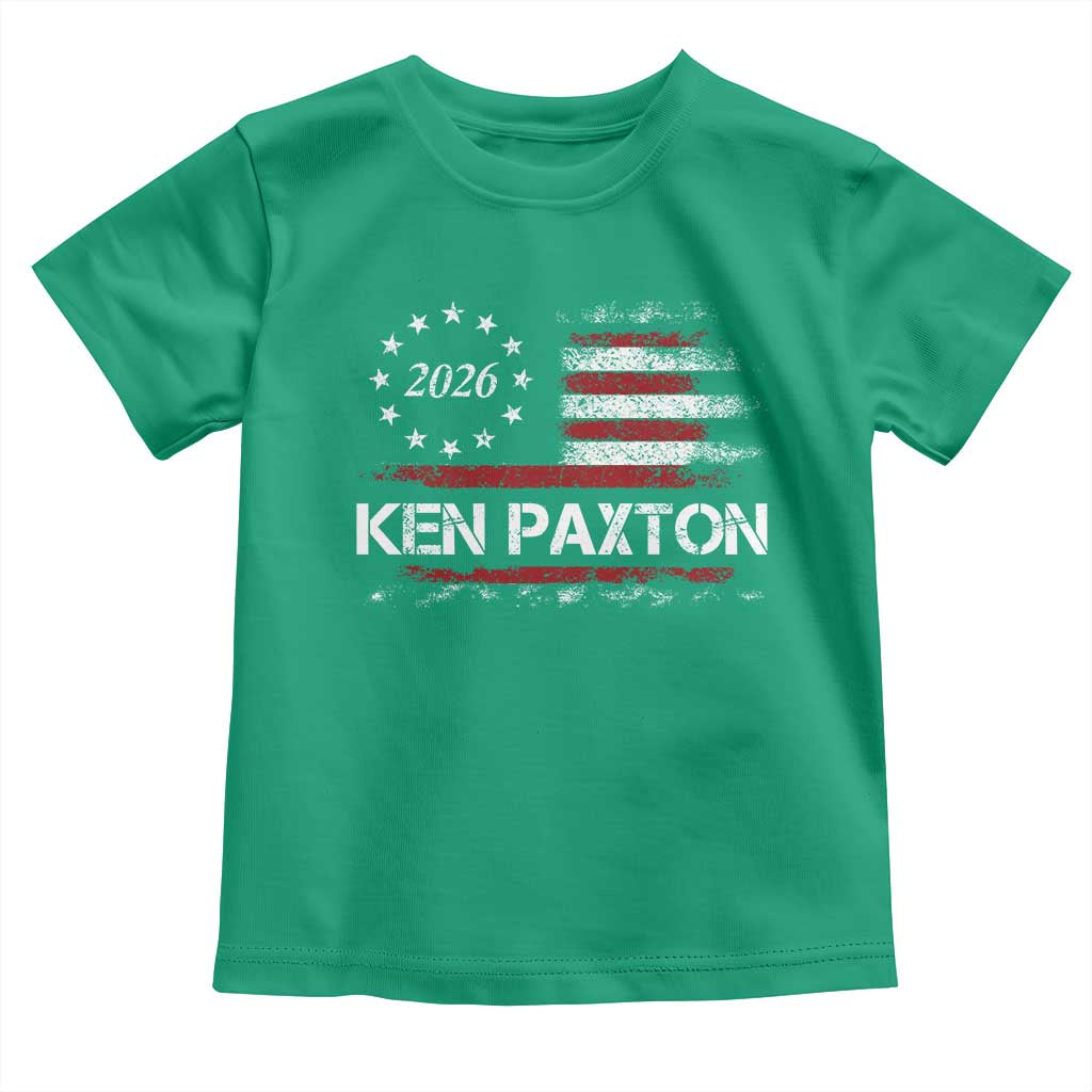 Ken Paxton for Texas Senate Toddler T Shirt US Senator Campaign Vintage American Flag