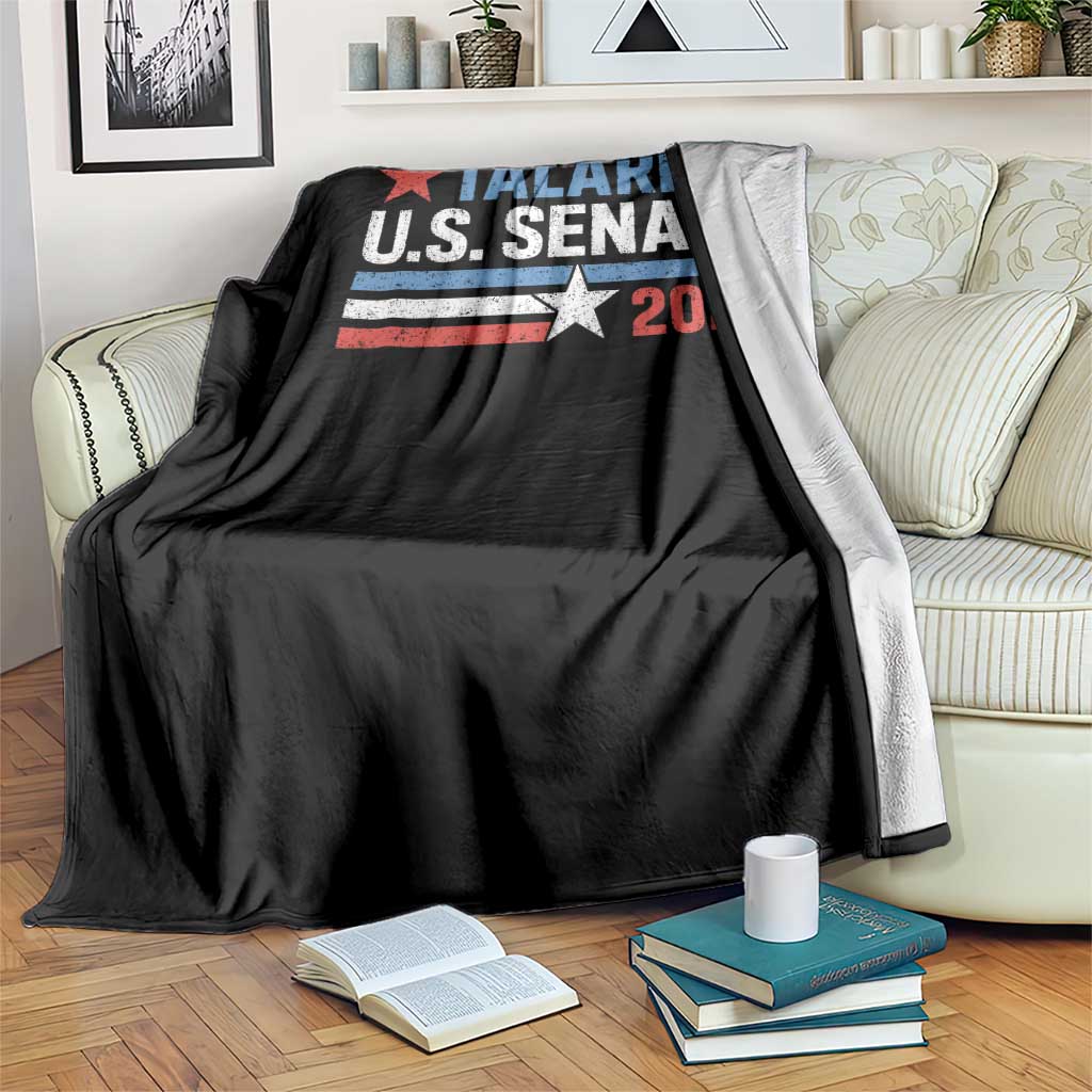 James Talarico US Senate 2026 Throw Blanket Texas Senate Race Stars and Stripes