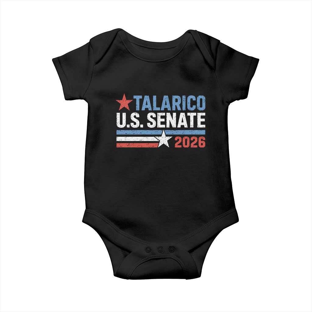 James Talarico US Senate 2026 Baby Onesie Texas Senate Race Stars and Stripes