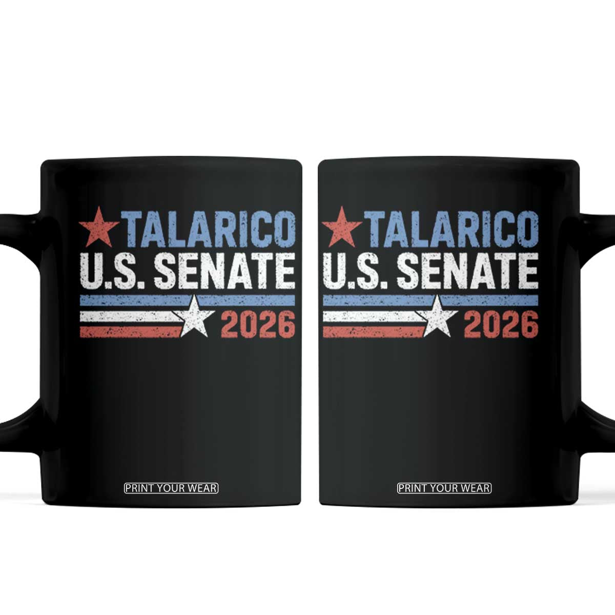James Talarico US Senate 2026 Coffee Mug Texas Senate Race Stars and Stripes
