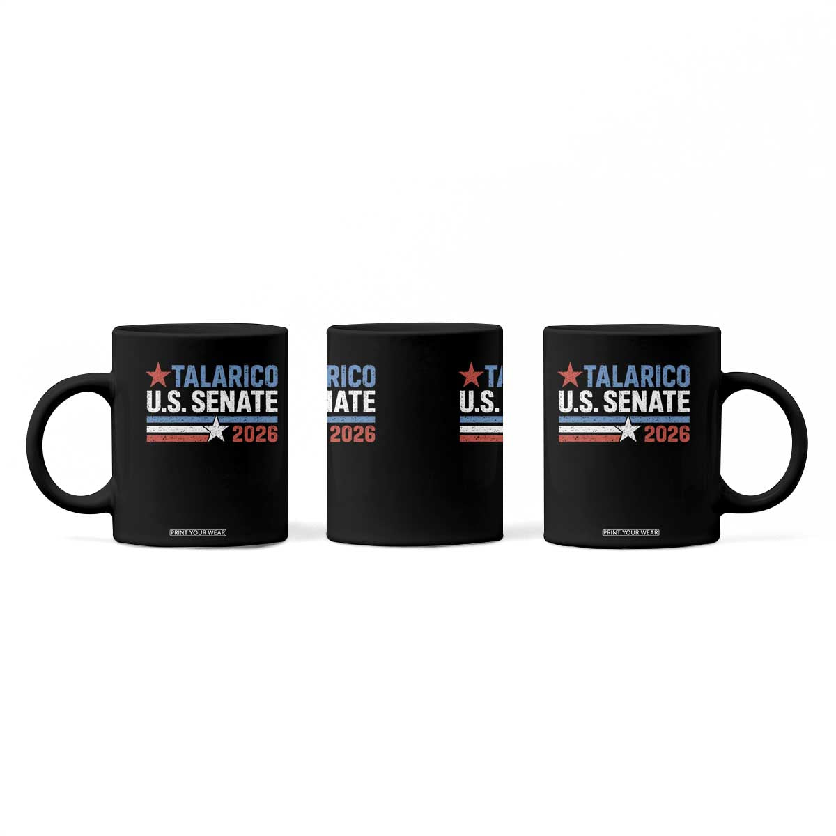 James Talarico US Senate 2026 Coffee Mug Texas Senate Race Stars and Stripes