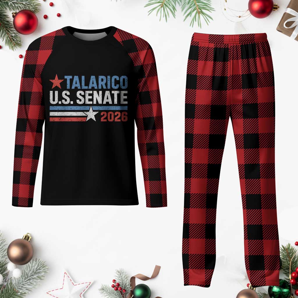 James Talarico US Senate 2026 Plaid Pajama Set Texas Senate Race Stars and Stripes