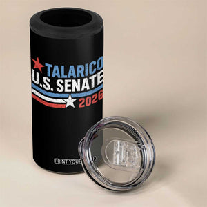 James Talarico US Senate 2026 4 in 1 Can Cooler Tumbler Texas Senate Race Stars and Stripes