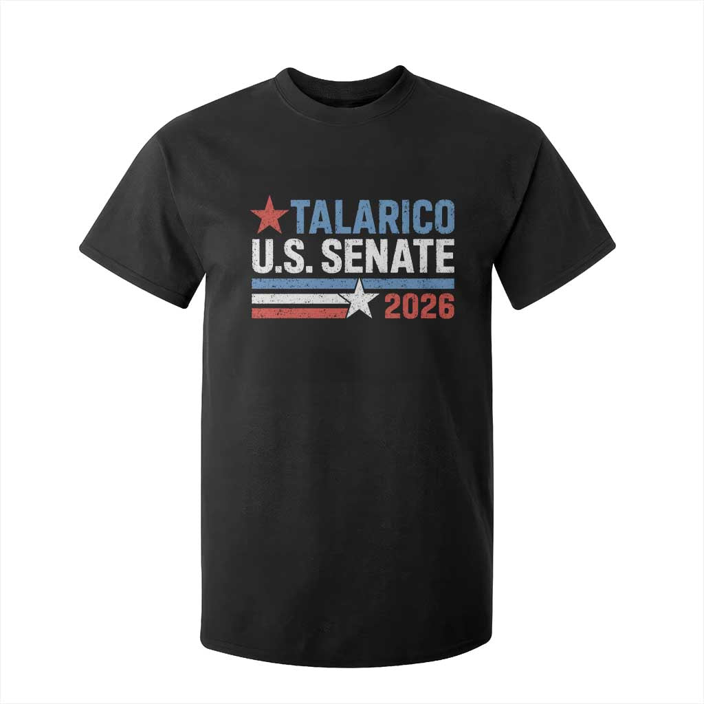 James Talarico US Senate 2026 T Shirt For Kid Texas Senate Race Stars and Stripes TS11 Black Print Your Wear