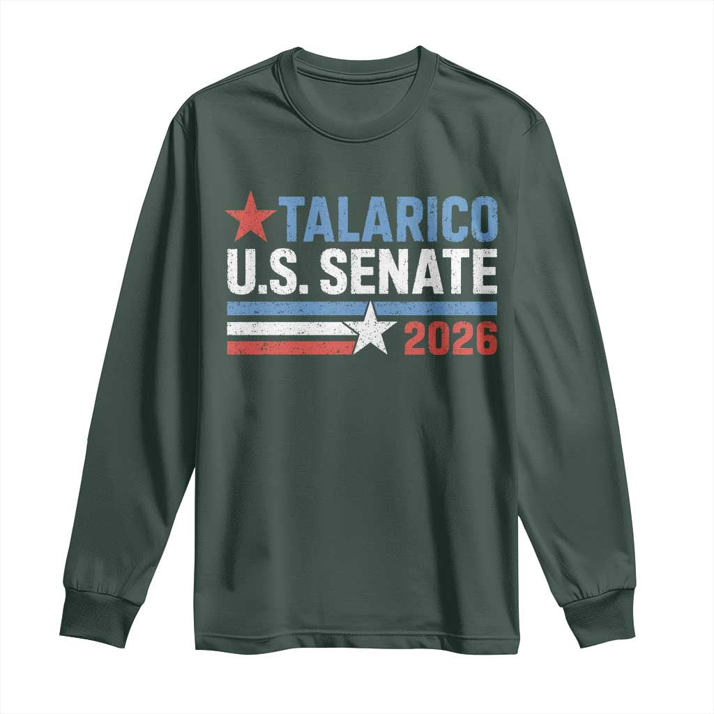 James Talarico US Senate 2026 Long Sleeve Shirt Texas Senate Race Stars and Stripes