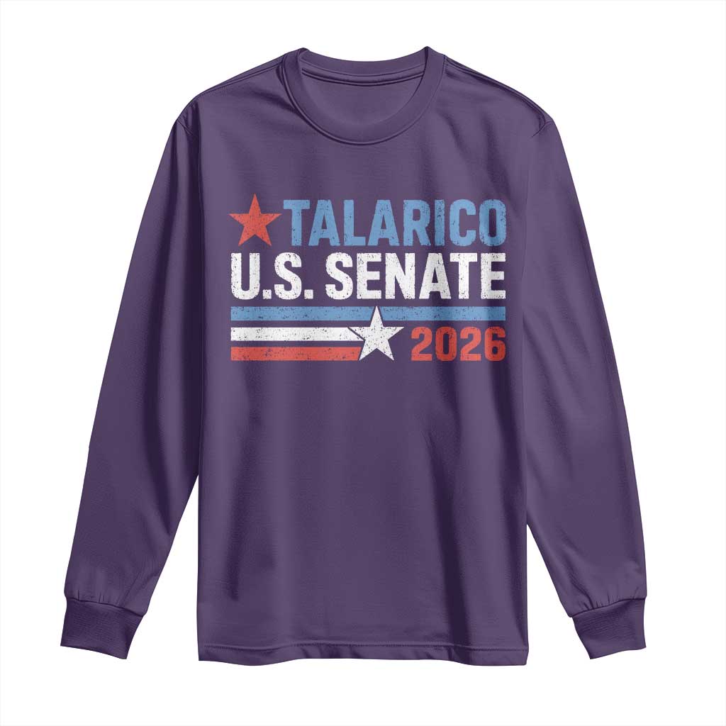 James Talarico US Senate 2026 Long Sleeve Shirt Texas Senate Race Stars and Stripes