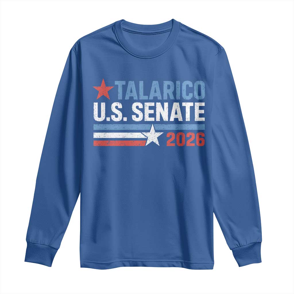 James Talarico US Senate 2026 Long Sleeve Shirt Texas Senate Race Stars and Stripes