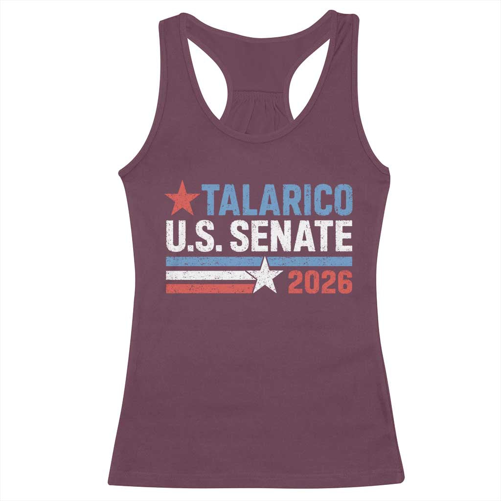 James Talarico US Senate 2026 Racerback Tank Top Texas Senate Race Stars and Stripes