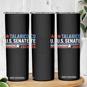 James Talarico US Senate 2026 Skinny Tumbler Texas Senate Race Stars and Stripes
