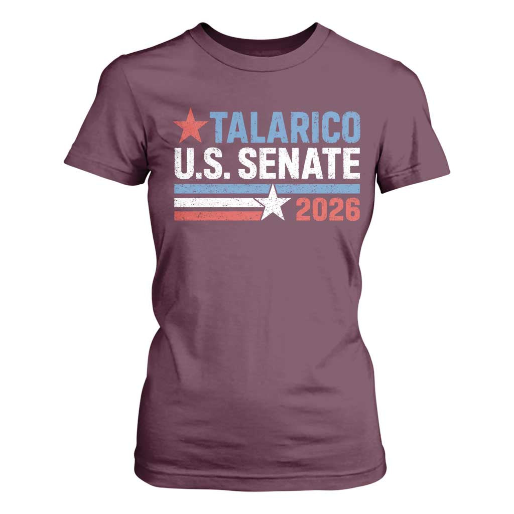 James Talarico US Senate 2026 T Shirt For Women Texas Senate Race Stars and Stripes
