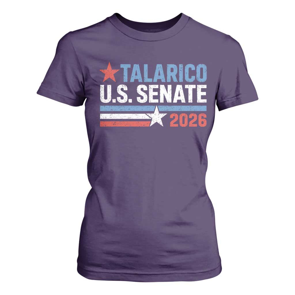 James Talarico US Senate 2026 T Shirt For Women Texas Senate Race Stars and Stripes