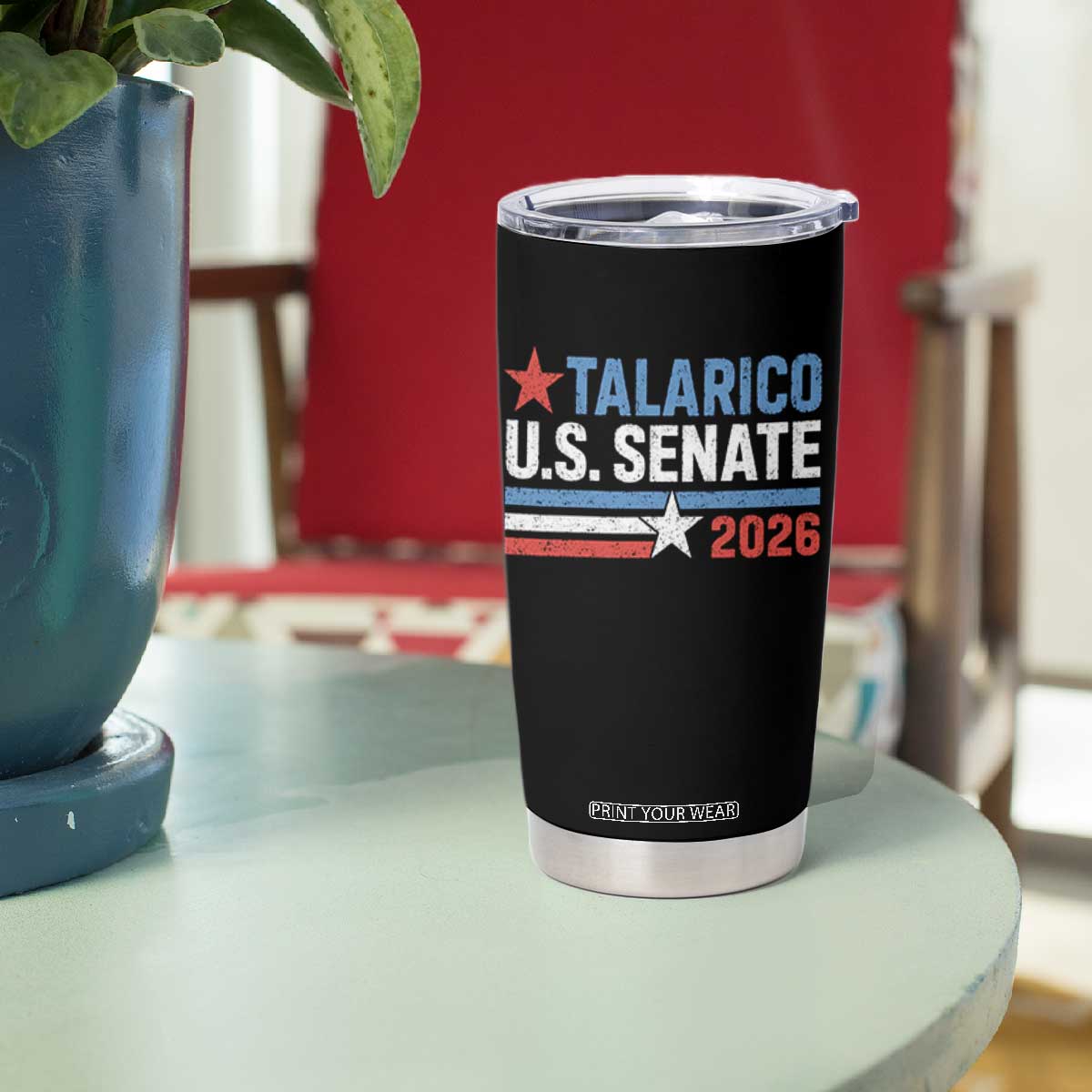 James Talarico US Senate 2026 Tumbler Cup Texas Senate Race Stars and Stripes