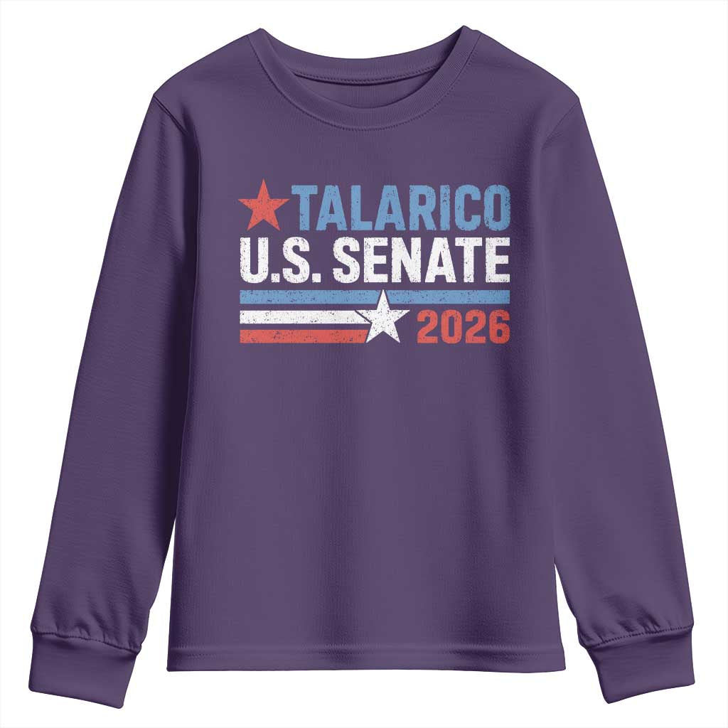 James Talarico US Senate 2026 Youth Sweatshirt Texas Senate Race Stars and Stripes
