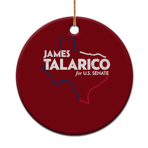 James Talarico for US Senate Ceramic Ornament Texas Senate Race 2026