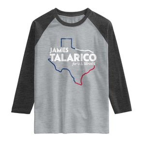 James Talarico for US Senate Raglan Shirt Texas Senate Race 2026