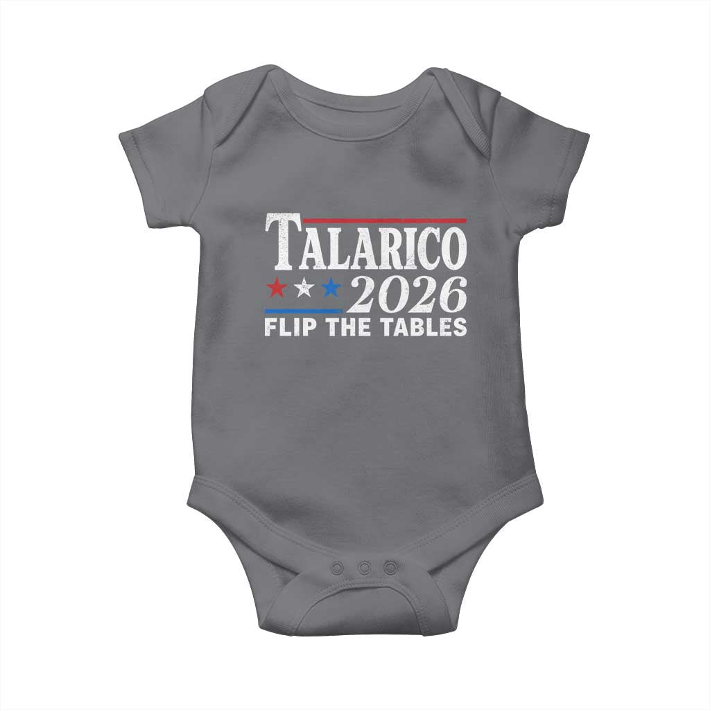 James Talarico 2026 Flip The Tables Baby Onesie Texas Senate