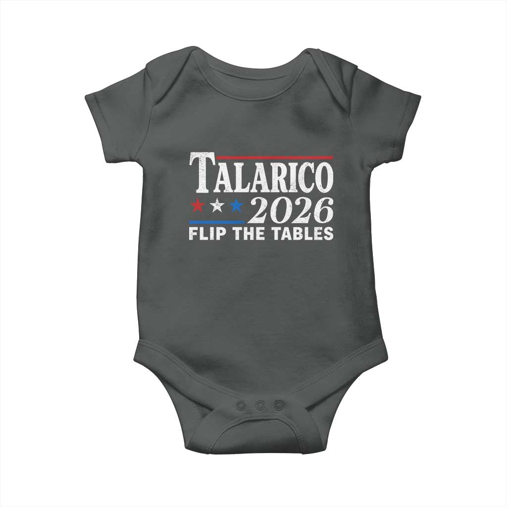 James Talarico 2026 Flip The Tables Baby Onesie Texas Senate