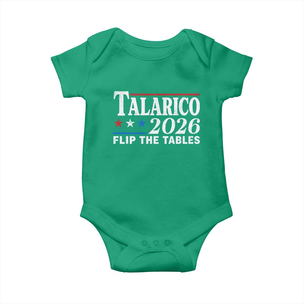 James Talarico 2026 Flip The Tables Baby Onesie Texas Senate