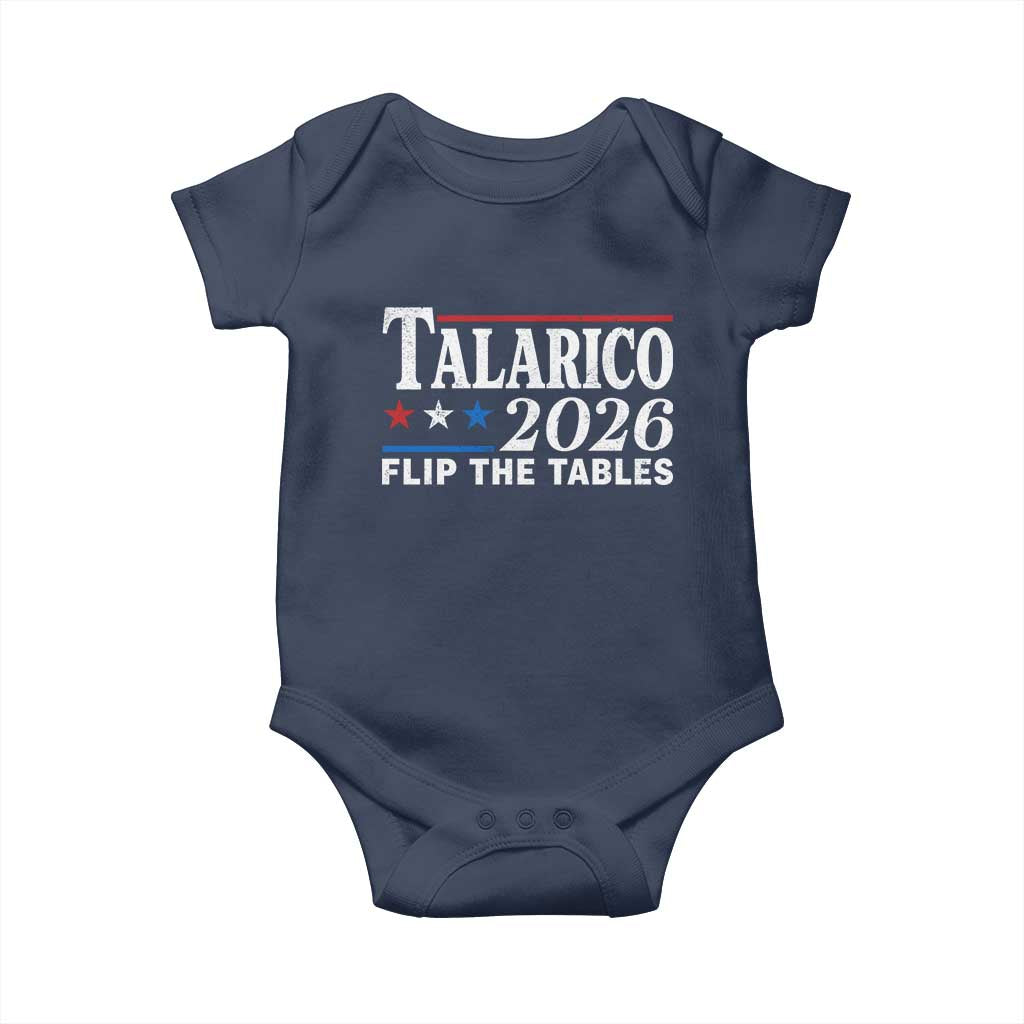 James Talarico 2026 Flip The Tables Baby Onesie Texas Senate