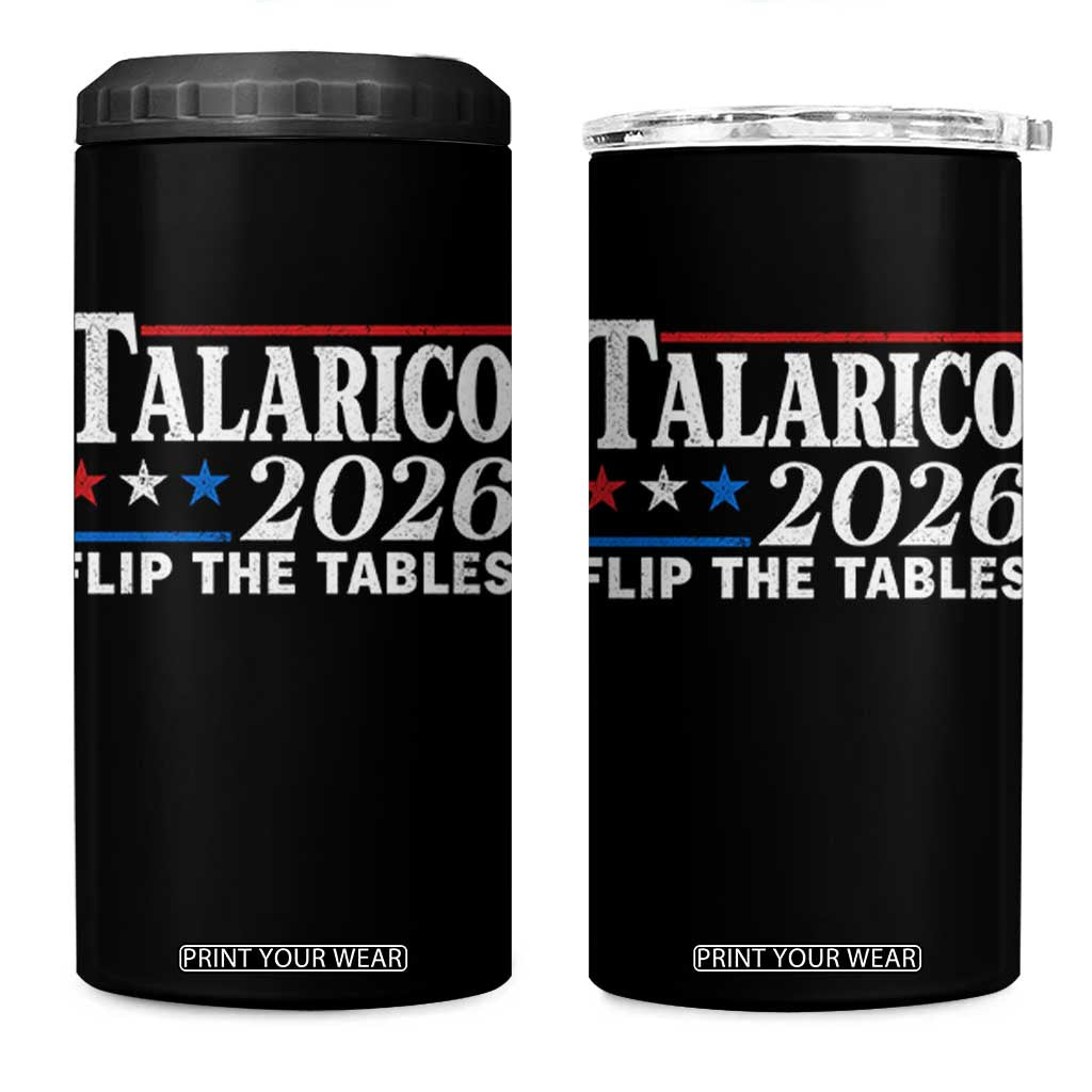 James Talarico 2026 Flip The Tables 4 in 1 Can Cooler Tumbler Texas Senate