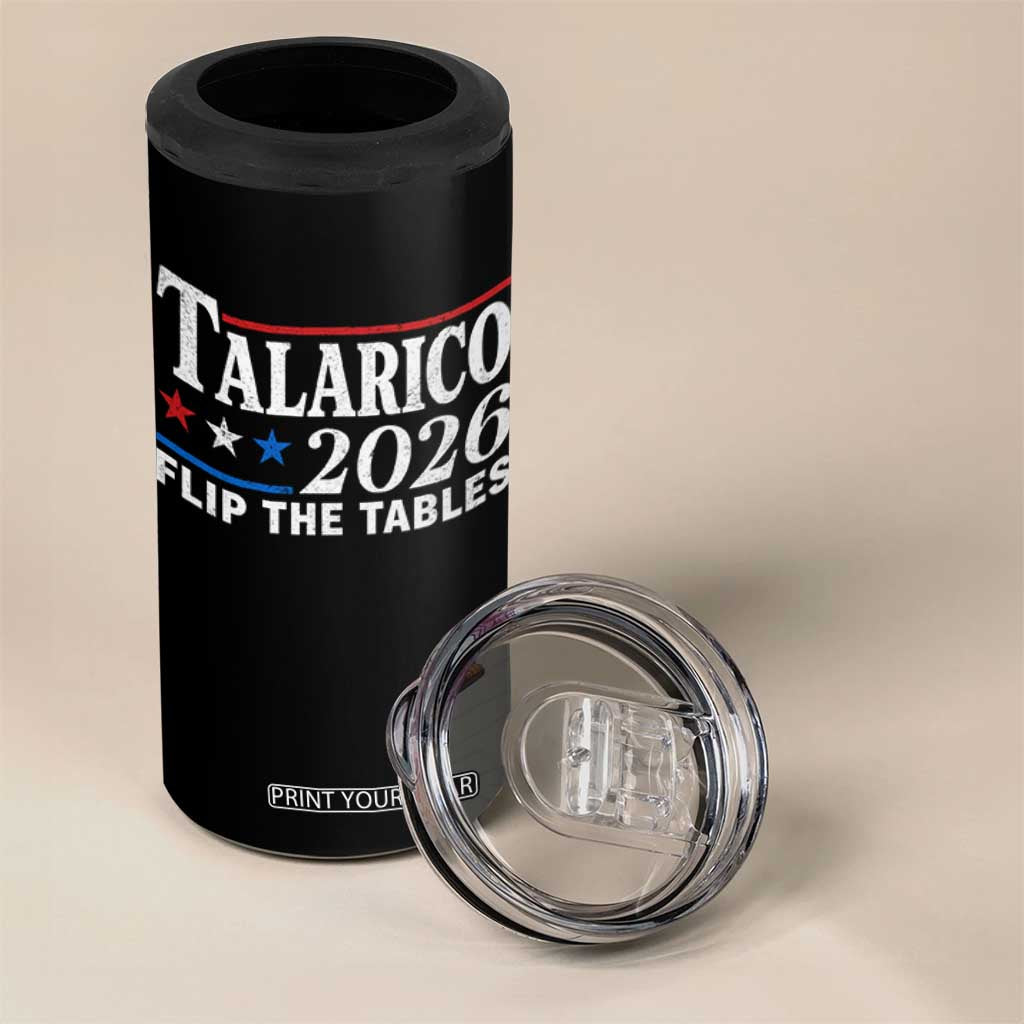 James Talarico 2026 Flip The Tables 4 in 1 Can Cooler Tumbler Texas Senate