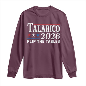 James Talarico 2026 Flip The Tables Long Sleeve Shirt Texas Senate