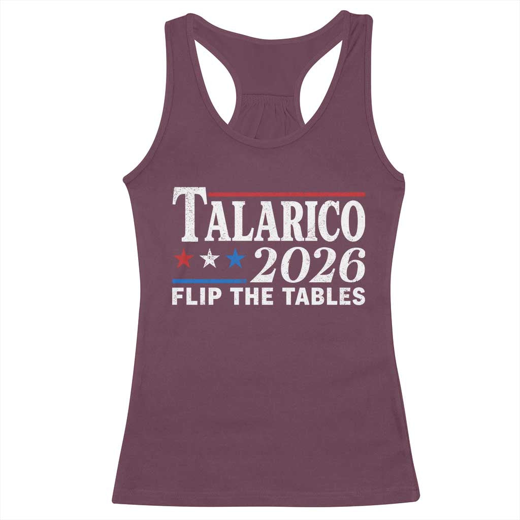 James Talarico 2026 Flip The Tables Racerback Tank Top Texas Senate