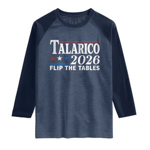 James Talarico 2026 Flip The Tables Raglan Shirt Texas Senate